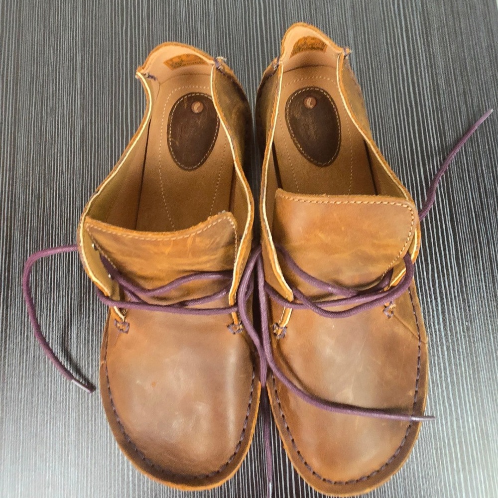 Clarks Janey Mae Oxford Lace Up Brown Leather Shoes Casual Comfort Womens 8.5 M - Picture 11 of 16